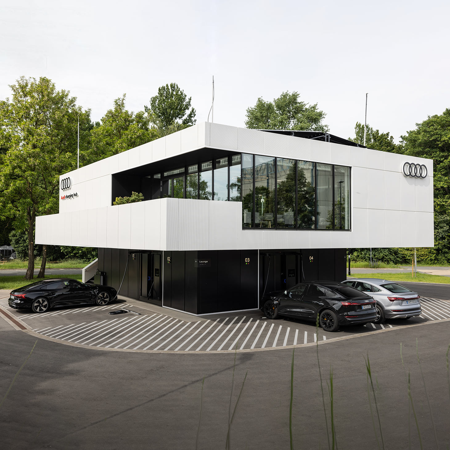 Charging station in Nürnberg: Audi charging hub